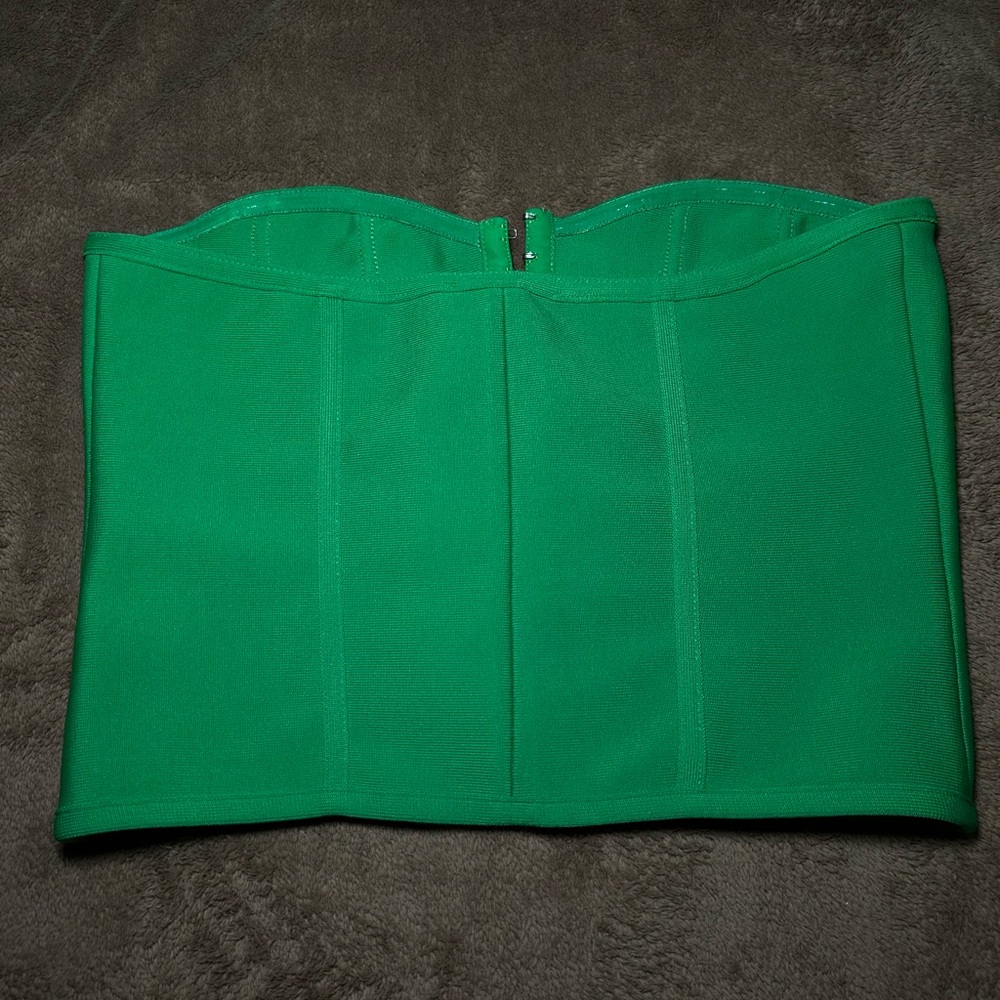 Green Corset (size medium) - Picture 2 of 3